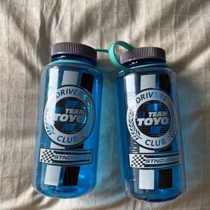 Team Toyo Drivers Club x Standard Issue Blue Nalgene Water Bottles